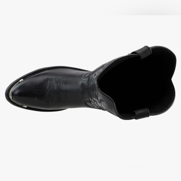 Laredo Mens Mccomb Round Toe Casual Boots Mid Calf - Black - Size 9 D - Picture 4 of 16